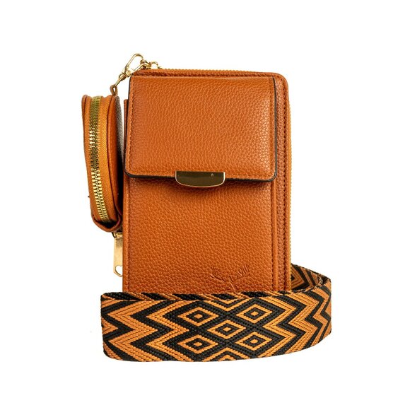 Artizanni Womens Crossbody Wallet Phone Case, Vegan Leather BLACK FRIDAY CYBER M - Picture 1 of 5